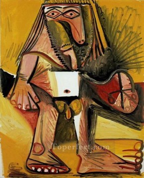 Cubism Painting - Homme nu debout 1971 Cubism